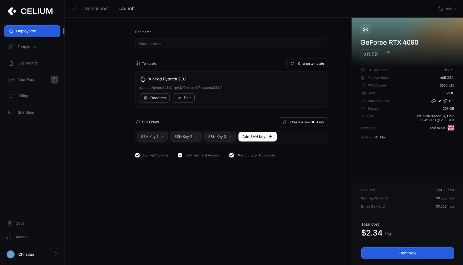 From node to running pod, on one screen