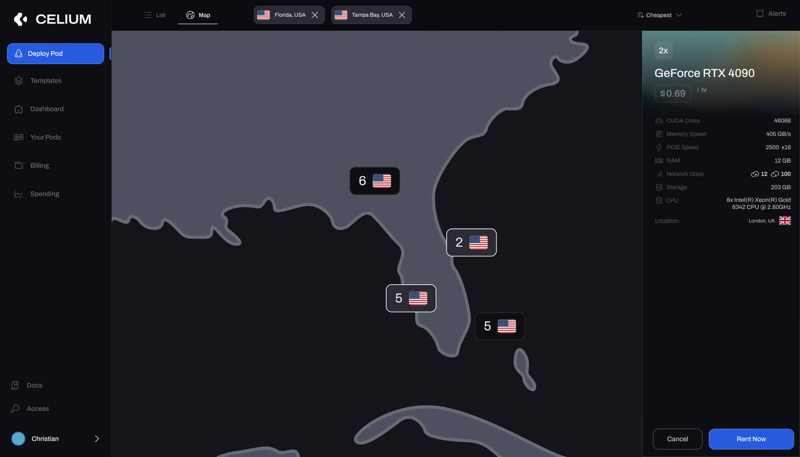 Rent straight off a live map — view 2 of 2